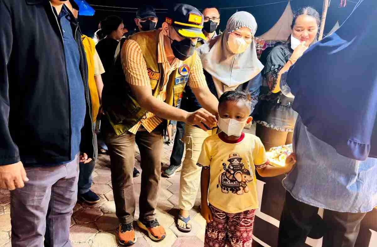 Kabut Asap Muba Masuk Kategori Tidak Sehat, Pemkab Bagikan Masker di Muba Expo