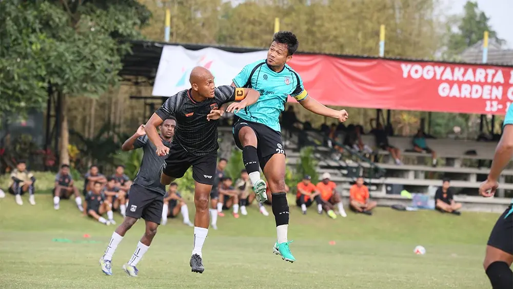 Tegar Pangestu Cetak Brace, Sumsel United Tutup TC Yogyakarta dengan Hasil Imbang