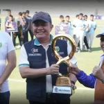 Wabup Ardani Serahkan Piala Bergilir, Turnamen U-15 Piala Gubernur Sumsel 2026 Resmi Dibuka