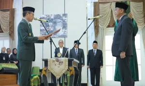Ratu Dewa Lantik Ki Agus H. Sulaiman Amin sebagai Pj Sekda Palembang