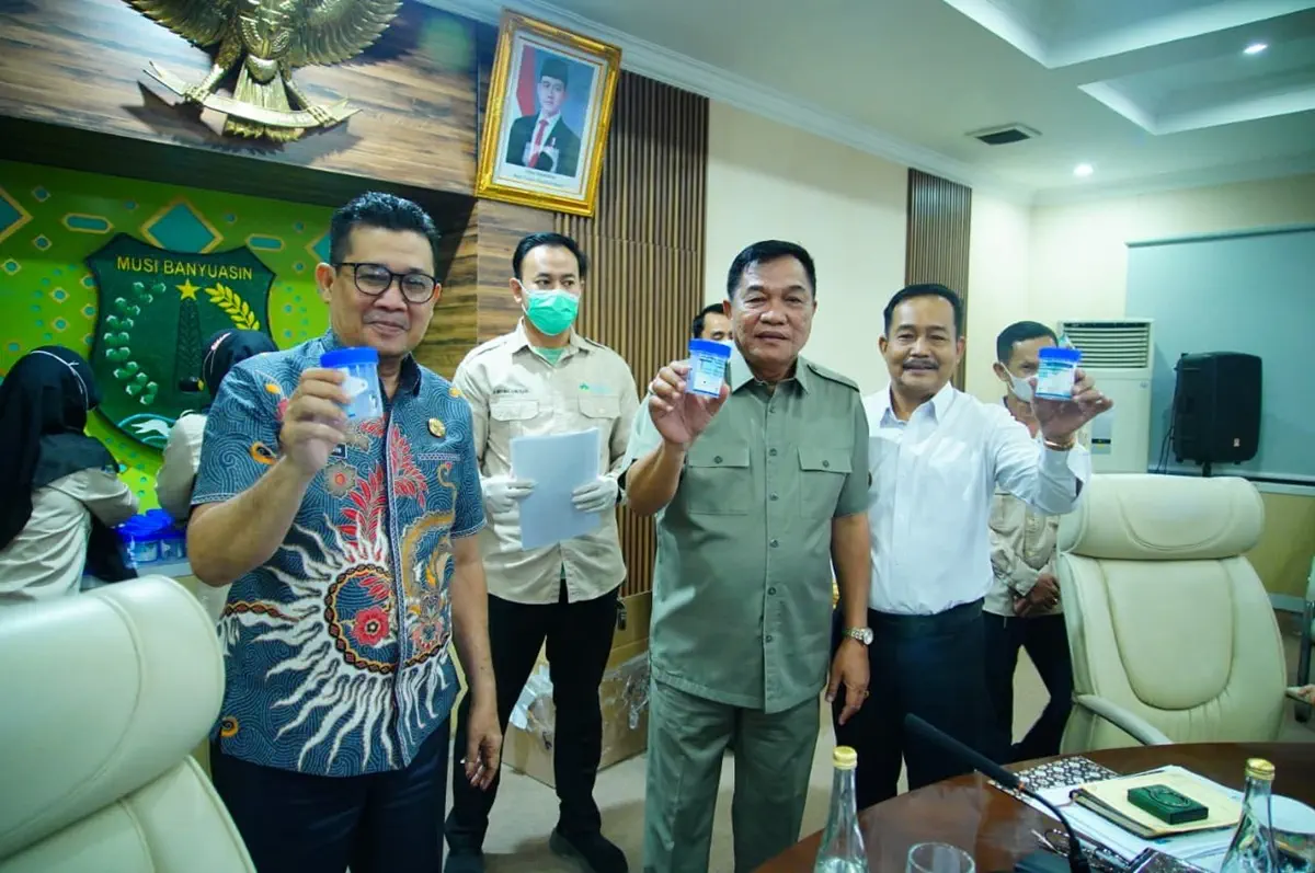 Bupati Toha Tegaskan Muba Bersih dari Narkoba, Seluruh Pejabat Jalani Tes Urine