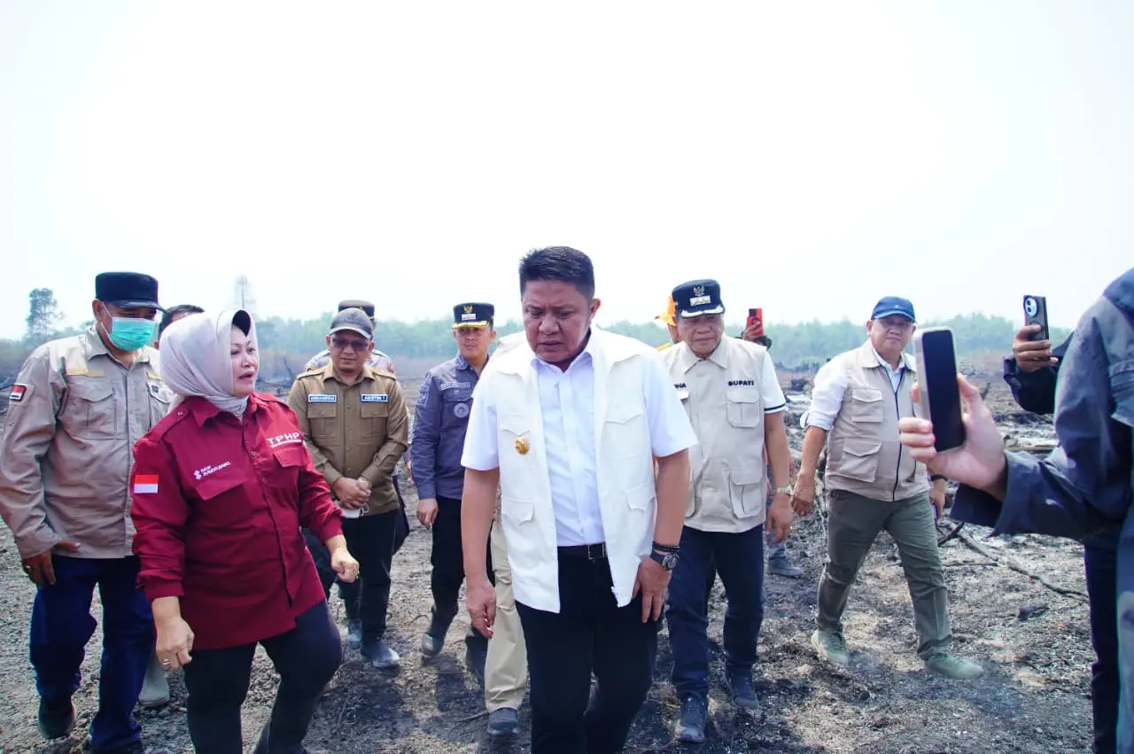 242 Lokasi Karhutbunlah Terdeteksi di Muba, Bupati Toha Berharap Titik Api Terus Berkurang