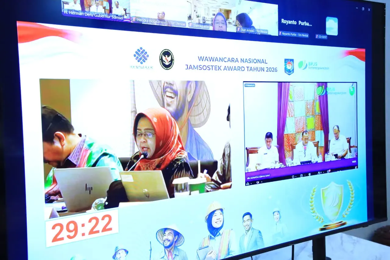 Sumsel Bidik Tambahan 40 Ribu Peserta BPJS Ketenagakerjaan pada 2026