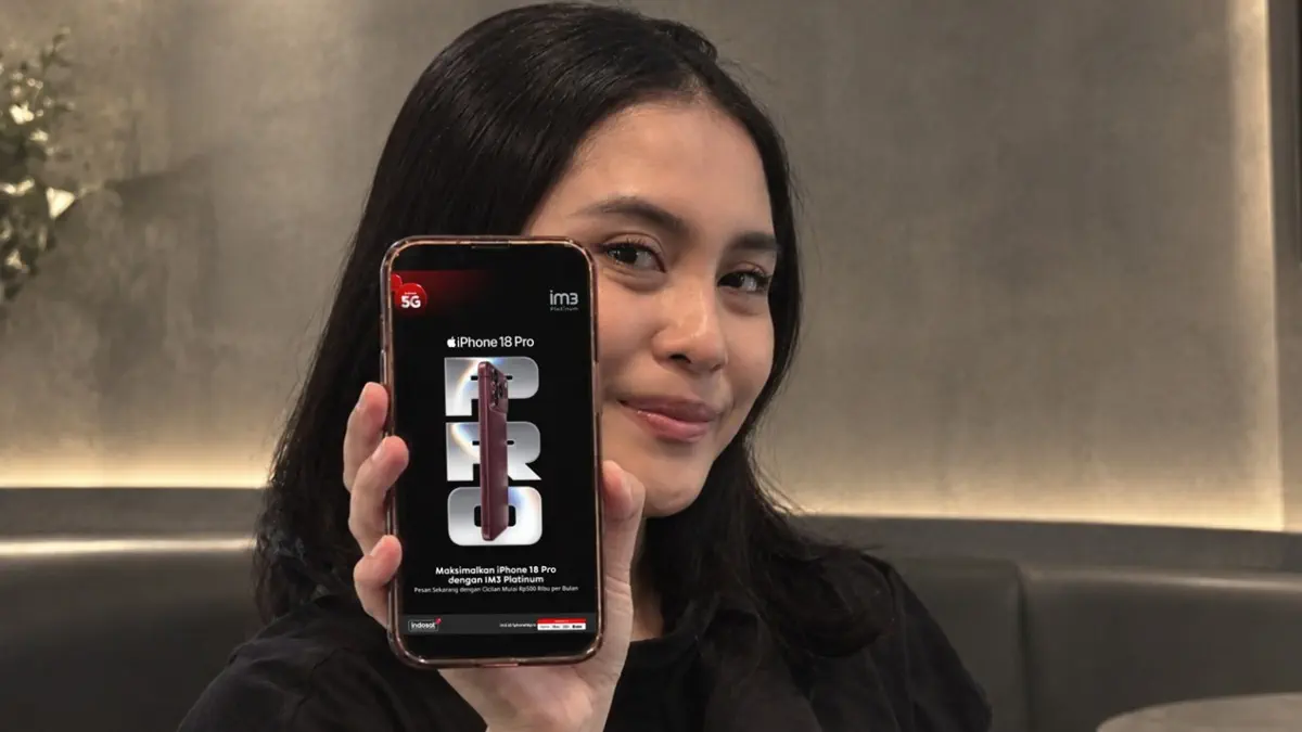 IM3 Platinum Hadirkan Bundling iPhone 18 Pro dan Pro Max, Kuota hingga 175 GB per Bulan