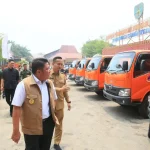 Herman Deru meninjau gudang BPBD Sumsel untuk memastikan kesiapan bantuan Presiden, logistik, dan peralatan penanganan karhutla serta dampak kabut asap.