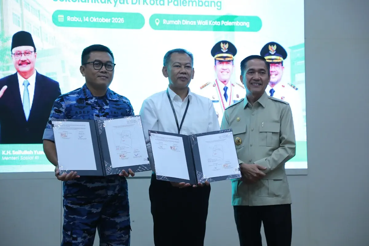 Pemkot Palembang dan TNI AU Sepakati Pemanfaatan Lahan 6,9 Hektare untuk Sekolah Rakyat