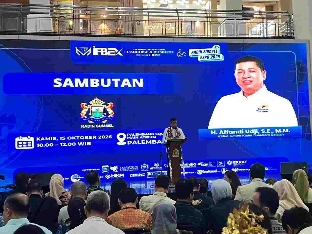 Pempek hingga Mi Celor Berpeluang Go Nasional, KADIN Sumsel Expo Dorong Bisnis Waralaba